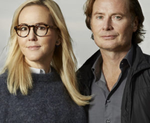 Photo of Camilla Grebe and Paul Leander-Engström by Åsa Liffner