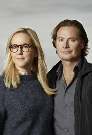 Photo of Camilla Grebe and Paul Leander-Engström by Åsa Liffner